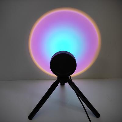 China Sunset Lamp Sunset Lamp, LED Sunset Projector Light USB Night Light Romantic Atmosphere Light Projector for sale