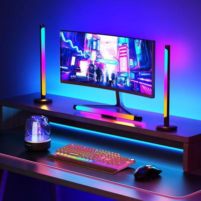 China Sunset Lamp Game RGB APP Music Lights Sound Control Bedroom Game Led Bar Game PC TV Car Atmosphere Music Rhythm Desk Lights lamp for sale