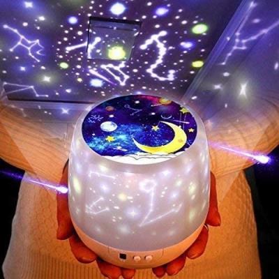 China 5 Modern Colorful Movies Baby Bedroom Decoration Multifunctional Kids Birthday Christmas Party Gifts Star Projector Lamp Night Light for sale