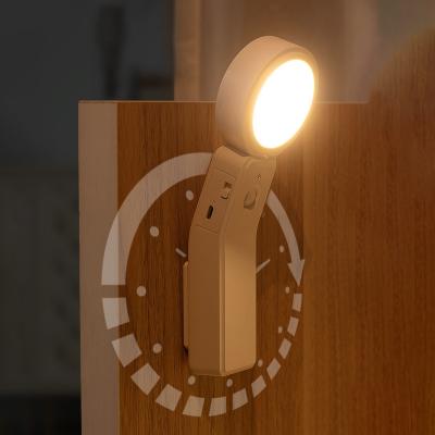 China Wireless USB Rechargeable LED Night Light Modern Motion Sensor Night Lamp for Buffet Wardrobe for sale