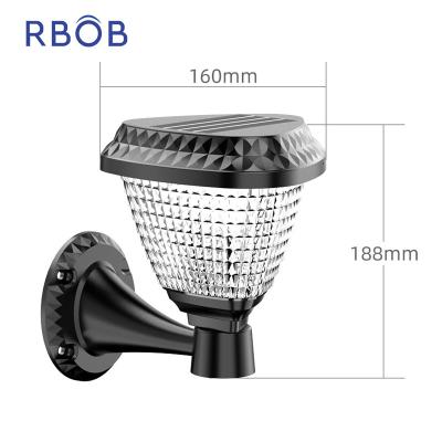 China Waterproof Garden RBOB Solar Powered Garden Wall Light Solar Led Outdoor Street Wall Light for sale