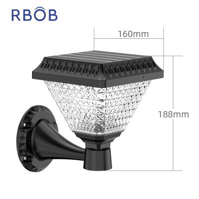 China New Type Waterproof RBOB Garden Wall Mounted Led Outdoor Garden Wall Light Solar Garden Street Light for sale