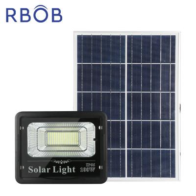 China Garden Yard RBOB Outdoor Energy Saving Park Waterproof IP66 20W 40W 60W 100W SMD Led Solar Flood Work Lights Spotlight Lamp Garden for sale