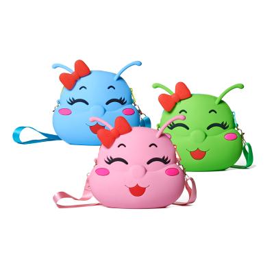 China Girls Outdoor Cartoon Small Sister Insect Silicone Cross - Body Cross Body Bag for sale