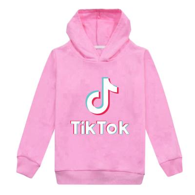 China Kid Boy Girl Fashion Clothes Breathable Tracker Sets Tracksuit TIK TOK Long Sleeve Hoodie Sweatshirt Pullover For Funs Jumper for sale