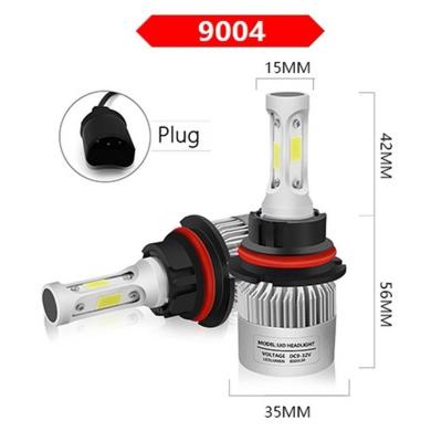 China Factory Supply S2 Car LED Head Light H1 H3 H4 H7 H8 H9 H11 9005 9006 9012 H13 9007 Universal 9004 Car LED Head Light for sale