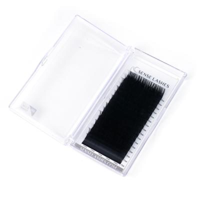 China Natural Soft Packaging Eyelash Extension Extensions Private Label Russian Lashes for sale