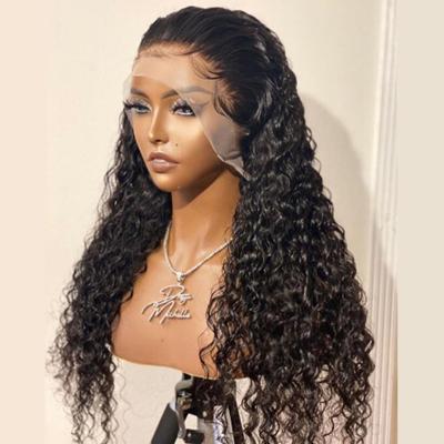 China Hot Selling Short Pixie Curly Lace Front Wig Peruvian Human Raw Body Wave 360 ​​Cuticle Aligned Hair Deep Wave Wig HD Lace for sale