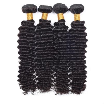 China Free Sample Curly Curl Wholesale Raw Cuticle Aligned Indian Virgin Hair Vendors 12A Unprocessed Deep Wave Hair Bundles Hair Extension for sale