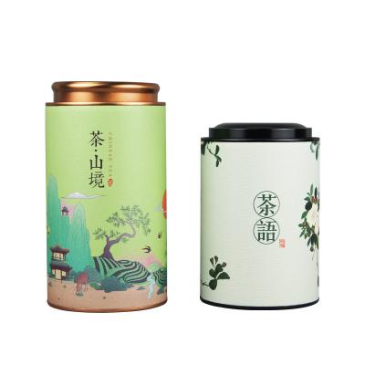 China Biodegradable Round Kraft Paper Tube Packaging Custom Printed Creative Material Origin GUA Calculation Weight OEM Logo Surface Packing Food Color for sale