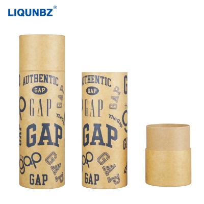 China Recycled Materials Tiandi Cover Underwear Underwear Paper Circular Tube Packaging Wrapping Paper Can Cylinder T-shirt Packaging Tube Creative Clothing for sale