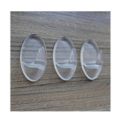 China Clear Viable Strong Self Adhesive Plastic Hooks For Hanger for sale