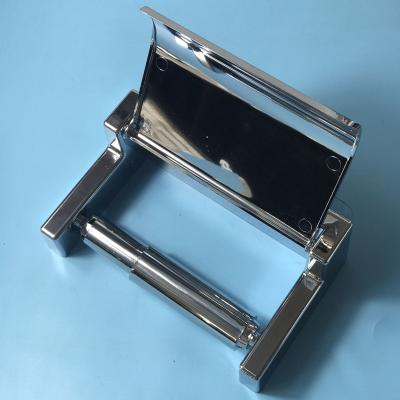 China Self Adhesive Chrome Roll Modern White Plastic Paper Holder for sale