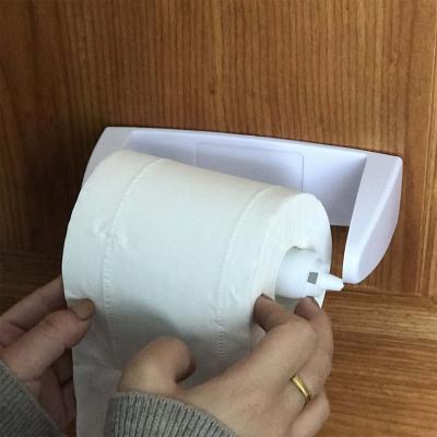 China Modern plastic white toilet paper roll holder for sale