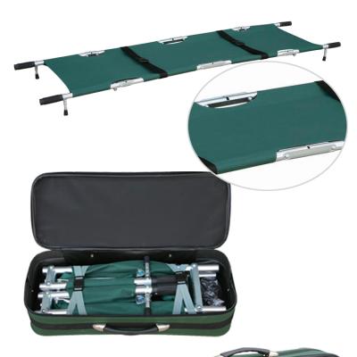 China Rescue 2021 New Emergency Four Fold Aluminum Military Four Fold Stretcher for sale