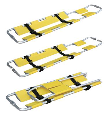 China Detachable Rescue Rescue Aluminum Alloy Scoop Shovel Stretcher Manufacturer for sale