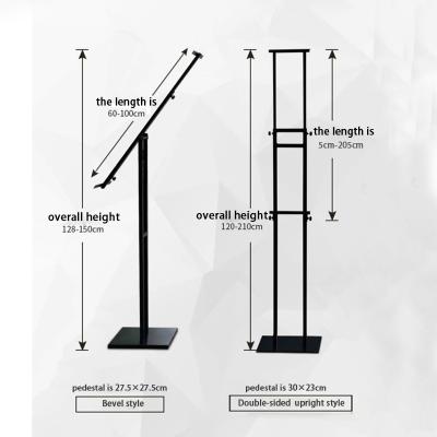 China kt vertical board bracket billboard y card rack floor recruitment promotion display rack poster display plate H-1 for sale