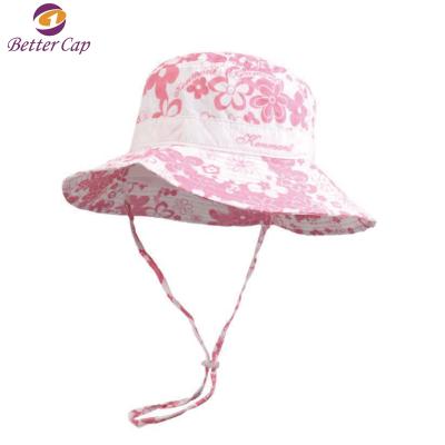 China High quality printed character bucket hat or embroidery logo fishmen hat for sale