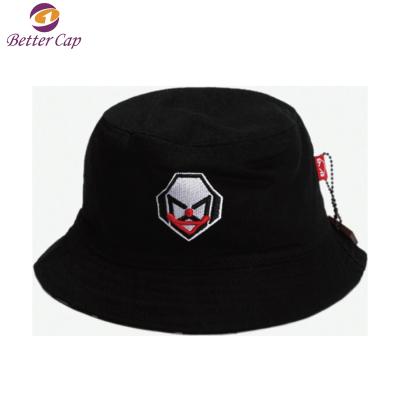 China New Character Hat Factory Design Stripe Printed Fishing Hat Fashion Bucket Hat for sale