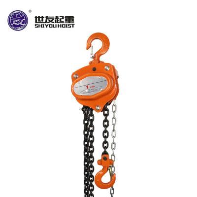 China Construction Works New Design 2022 Popular Factory Price Essential Chain Block 5 Ton Chain Block 1 Ton Chain Block for sale