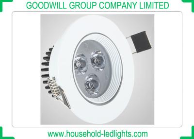 China 3 Watt High Power LED Spot Light , Recessed LED Spot Lamps 45 Degree Beam Angle for sale