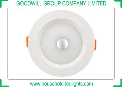 China 7W 9W Motion Sensor COB LED Downlight 1 - 7 Meters Detectable AC 85 - 265V for sale