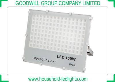 China 150W Pure White LED RGB Flood Light , Flat Square High Wattage LED Flood Lights for sale