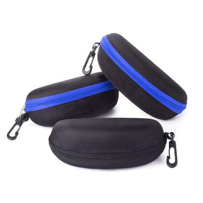 China Optical Glasses Packing Hard Zipper Tool Carrying With Zippered Bag Box Custom Zippered Foam Storage Goods Closed Suitcases Shell Big Eva Glasses Case for sale