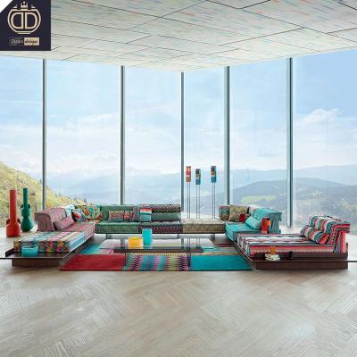 China Modular Multi Color Fabric Customizable Multi Color Fabric Customizable Flooring Bestselling Sofa Living Room Canape Roche Bobois Divano Amp Jong Sectional Sofa for sale