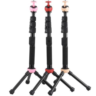 China Colorful Q166T Photographic Toy For Mobile Phone Take Photo Kids Phone Camera Tripod Mini Tripod Selfie Stick 3kg for sale