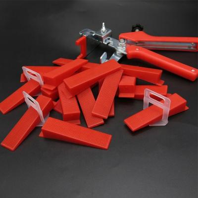 China Industrial Easy Tile Leveling System Wedges And Clips Spacer Plastic Tiling Tools for sale