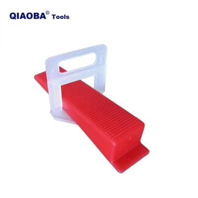 China Best Modern 100pcs 1.5mm Tile Leveling System Wedge or Clip Tile Leveling Spacer System Building Tool for sale