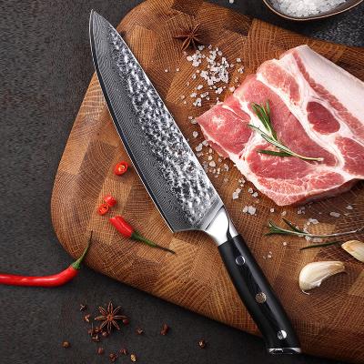 China Newest Sustainable 8 Inch 67 Layers Damascus Kitchen Steel Japanese Chef Knife for sale