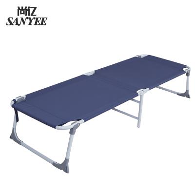 China Professional folding single folding bed camping tent iron bed SY-1695A supplier for sale