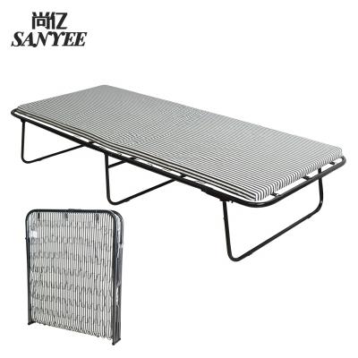 China SY-2106 Folding Spring Foldable Bed Portable Single Bed for sale