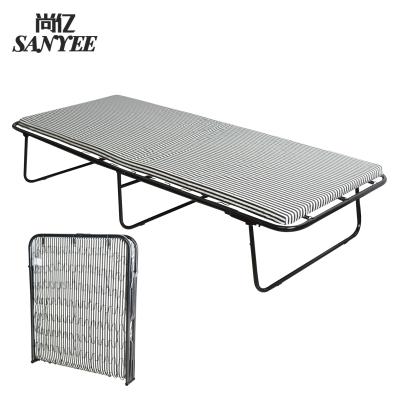 China Foldable Modern Home Furniture SY-2106 Folding Spring Bed With Foam Mattress for sale