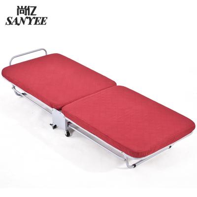 China Collapsible folding rollaway beds folded in half for easy storage for sale