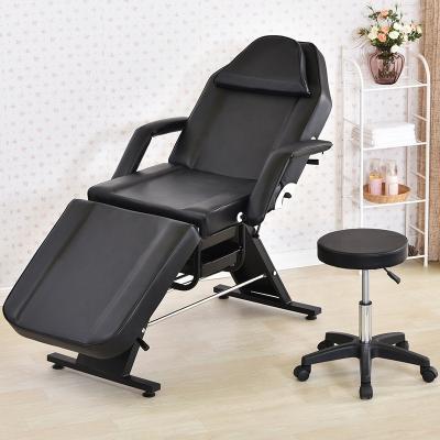 China Beauty salon furniture beauty chair bed message chair with movable stool SY-8332A-ST 183*70*60cm for sale