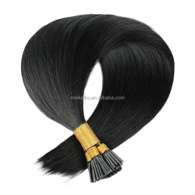 China Silky Straight Wave Wholesale High Quality I Tip Double Drawn Remy Hair Unprocessed Virgin Human Hair Remy Hair for sale