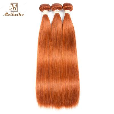 China Wholesale #350 Hair 10A Silky Straight Orange Wave Vrigin Hair Extension Bundles Silky Straight Unprocessed Hair Extension Bundles for sale