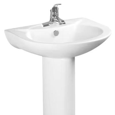 China Modern Excellent Quality Wash Basin Pedestal Sinks for Home Hotel and Saloon Use from Chinese Manufacturer for sale