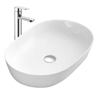 China Modern Artistic Oval Freestanding Basin High Quality Vitreous China, Statement Piece for Luxury Bathrooms for sale