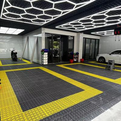 China Car Workshop cheapest price hexagonal led light hexagon led garage light honeycomb working  Lights for sale