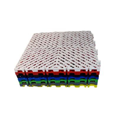 China Modem Car wash 4S shop grille  plastic moisture-proof mat drainage non-slip grid mosaic floor grille for sale