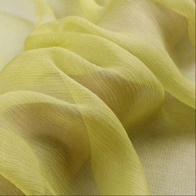 China Howmay Ply Organic Georgette Silk Fabric For Clothing 5m/m 55