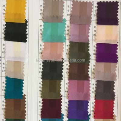 China Howmay 100% plain silk habutai fabric 8m/m pure silk habotai fabric 114cm transparent to line scarf for sale