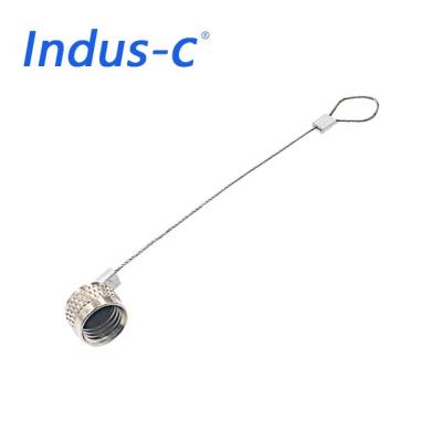 China Industrial M8 Protection Metal End Cap For Male Cable Connector for sale