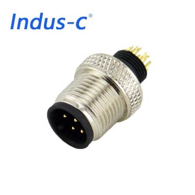 China Underwater sensor m12 8 male explosion proof poles overhead connector for sensor for sale