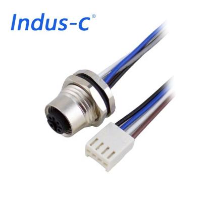 China m12 automotive sensor 5 pin connector waterproof with molex connector for pcb for sale