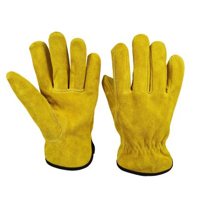 China China Manufacturer Anti-Slip Driver Glove Leather Forklift Driver Glove for sale